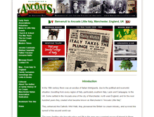 Tablet Screenshot of ancoatslittleitaly.com